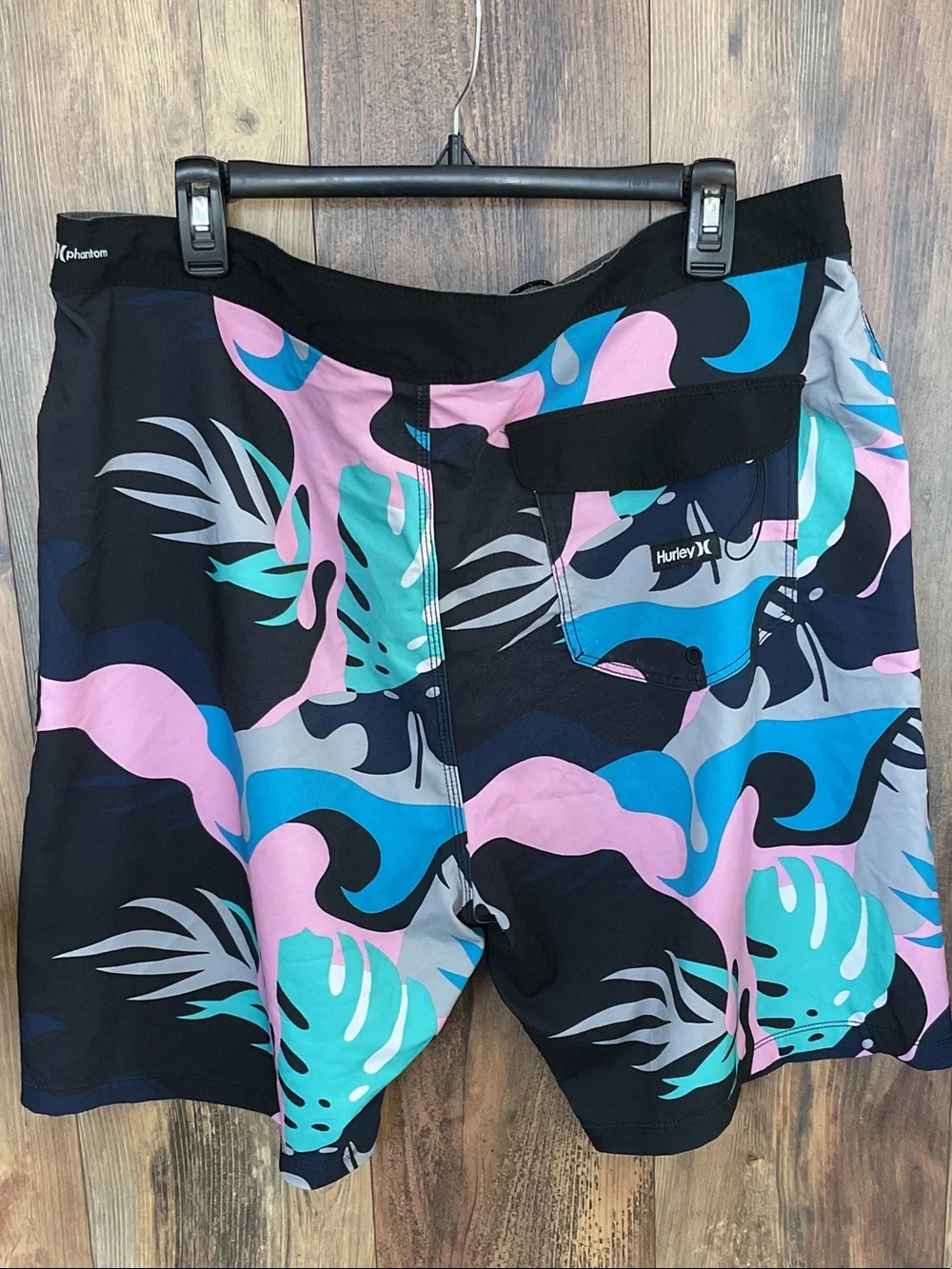Hurley Men’s Black Boardshorts Swim Trunks 38 312B